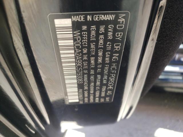 Photo 10 from auction – 2012 PORSCHE 911 CARRER with VIN WP0CA2A99CS793083