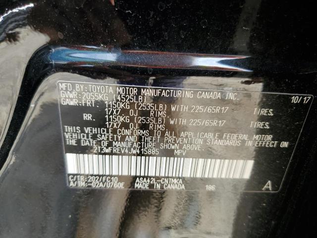 Photo 10 from auction – 2018 TOYOTA RAV4 ADVEN with VIN 2T3WFREV4JW415885