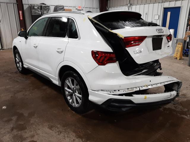 Photo 3 from auction – 2021 AUDI Q3 PREMIUM with VIN WA1DECF30M1024539