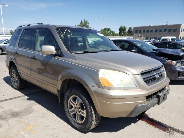 HONDA PILOT EXL 2005 with VIN 5FNYF18655B011052 - Photo from auction