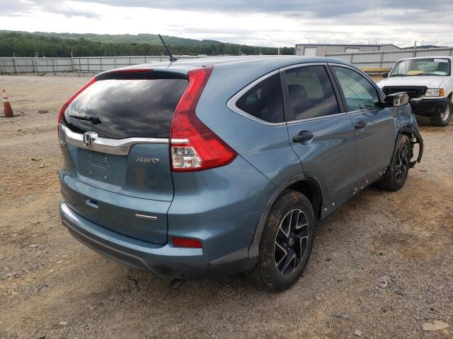 Photo 4 from auction – 2016 HONDA CR-V SE with VIN 2HKRM4H43GH621112