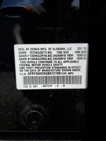 Photo 10 from auction – 2016 ACURA MDX with VIN 5FRYD4H2XGB012199