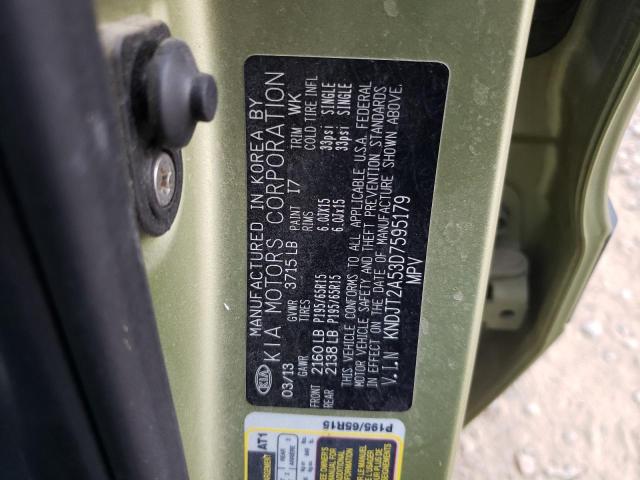 Photo 10 from auction – 2013 KIA SOUL with VIN KNDJT2A53D7595179