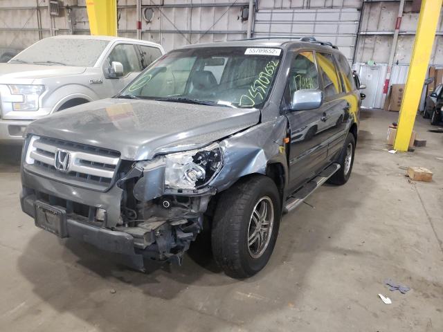 Photo 2 from auction – 2007 HONDA PILOT EXL with VIN 2HKYF18537H515952