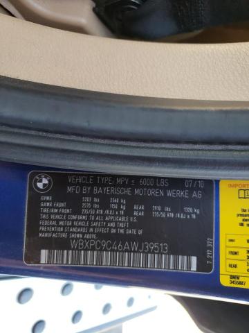 Photo 10 from auction – 2010 BMW X3 XDRIVE3 with VIN WBXPC9C46AWJ39513
