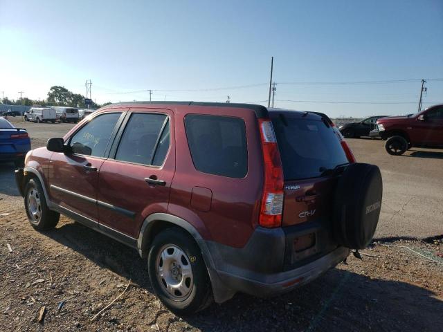 Photo 3 from auction – 2006 HONDA CR-V LX with VIN JHLRD68596C027450