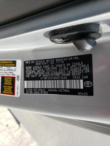 Photo 10 from auction – 2011 TOYOTA CAMRY BASE with VIN 4T1BF3EK2BU673494