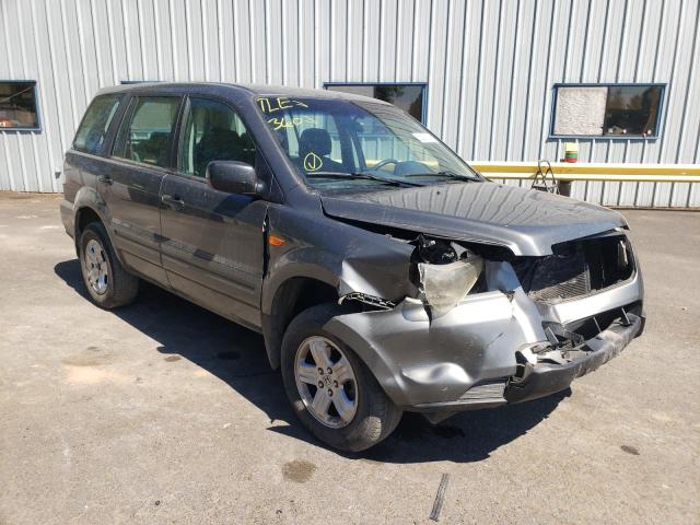 HONDA PILOT LX 2007 with VIN 2HKYF18107H530048 - Photo from auction