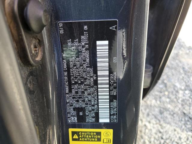 Photo 10 from auction – 2010 LEXUS RX 350 with VIN 2T2BK1BA3AC064759