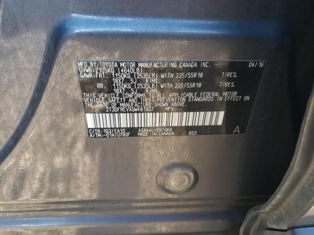 Photo 10 from auction – 2016 TOYOTA RAV4 LIMIT with VIN 2T3DFREVXGW481907