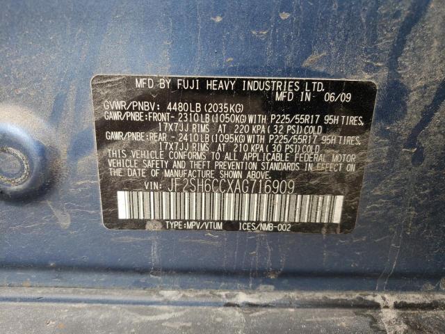 Photo 10 from auction – 2010 SUBARU FORESTER 2 with VIN JF2SH6CCXAG716909