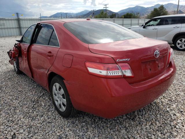 Photo 3 from auction – 2011 TOYOTA CAMRY BASE with VIN 4T4BF3EK5BR108162