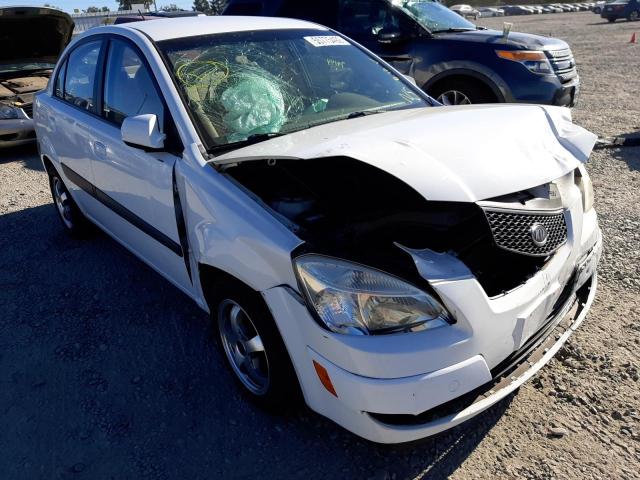 KIA RIO BASE 2007 with VIN KNADE123976229863 - Photo from auction
