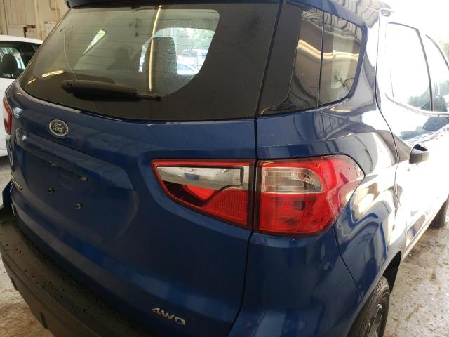 Photo 9 from auction – 2020 FORD ECOSPORT S with VIN MAJ6S3FL3LC331798
