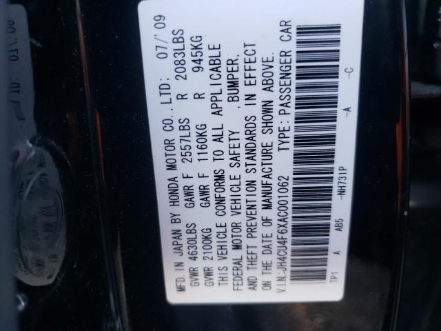 Photo 10 from auction – 2010 ACURA TSX with VIN JH4CU4F6XAC001062