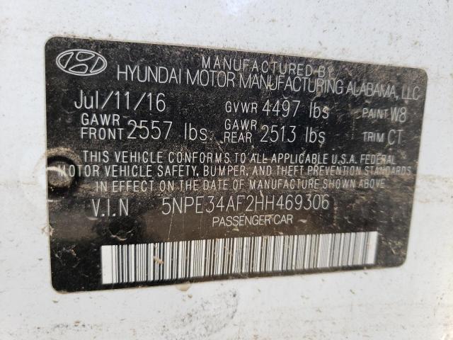 Photo 10 from auction – 2017 HYUNDAI SONATA SPO with VIN 5NPE34AF2HH469306