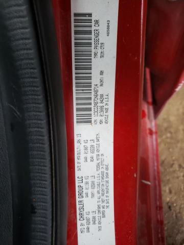 Photo 10 from auction – 2013 DODGE AVENGER SE with VIN 1C3CDZAB7DN648714