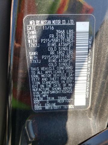 Photo 10 from auction – 2017 NISSAN JUKE S with VIN JN8AF5MR3HT702403