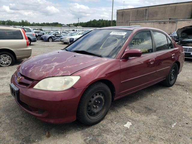 Photo 2 from auction – 2004 HONDA CIVIC EX with VIN 2HGES26744H632874