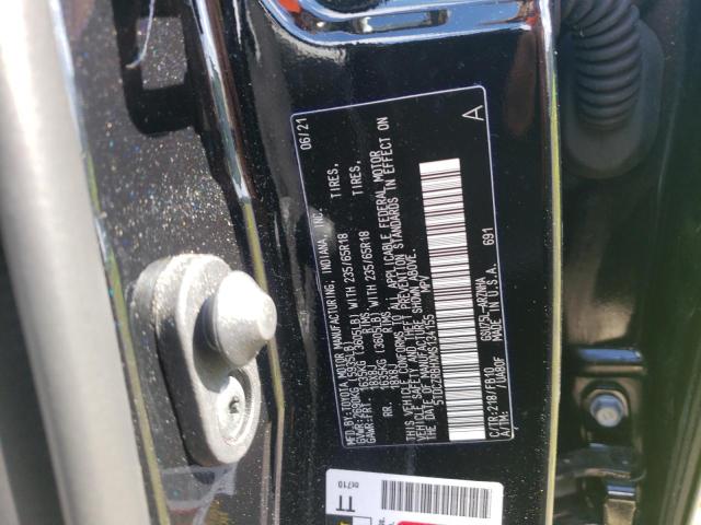 Photo 10 from auction – 2021 TOYOTA HIGHLANDER with VIN 5TDCZRBHXMS134155