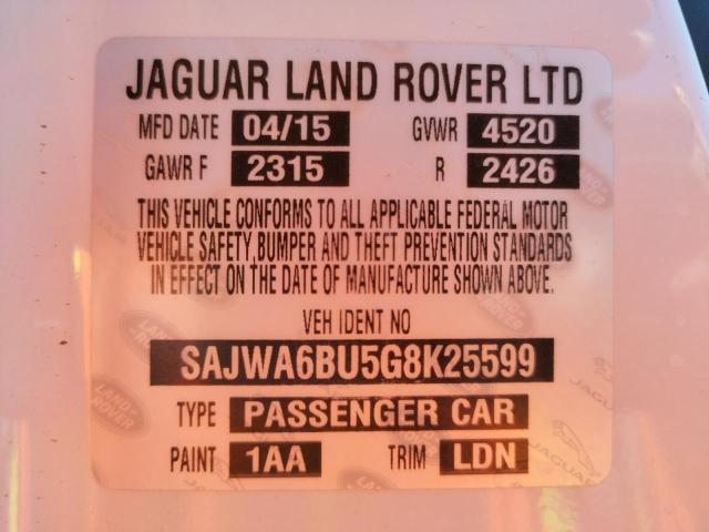 Photo 10 from auction – 2016 JAGUAR F-TYPE S with VIN SAJWA6BU5G8K25599