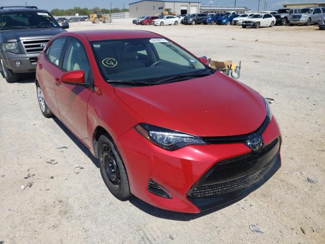 TOYOTA COROLLA L 2019 with VIN 5YFBURHE3KP937273 - Photo from auction