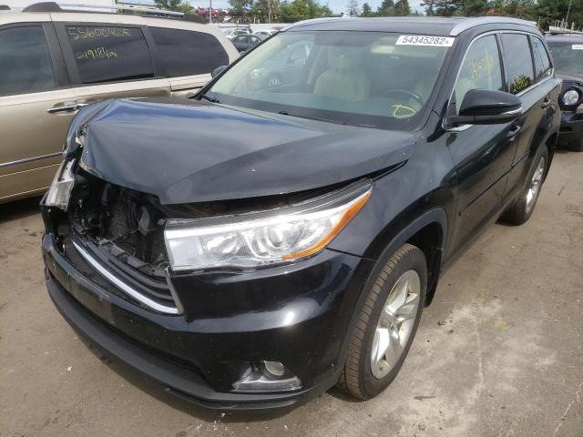 Photo 2 from auction – 2016 TOYOTA HIGHLANDER with VIN 5TDDKRFH3GS255679