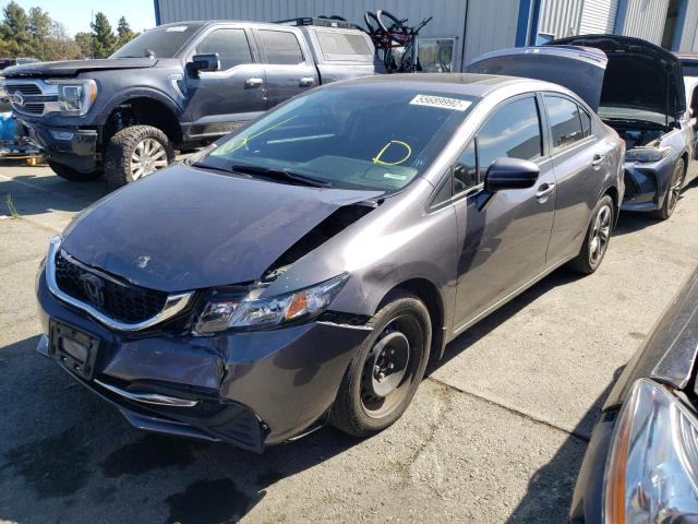 Photo 2 from auction – 2014 HONDA CIVIC EX with VIN 19XFB2F84EE249011