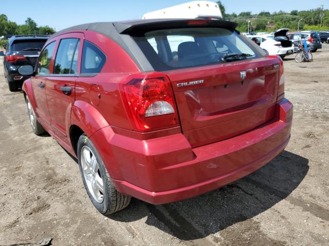 Photo 3 from auction – 2007 DODGE CALIBER SX with VIN 1B3HB48B87D323534