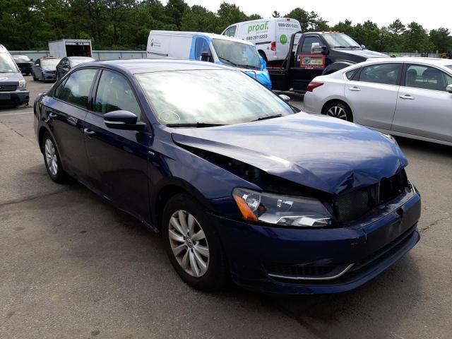 VOLKSWAGEN PASSAT S 2015 with VIN 1VWAT7A3XFC028468 - Photo from auction