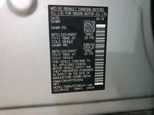 Photo 10 from auction – 2015 NISSAN 200SX BASE with VIN KNMAT2MV4FP552842