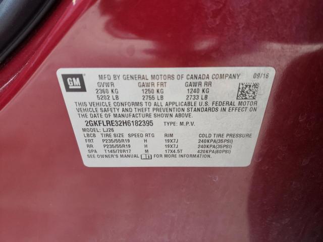 Photo 10 from auction – 2017 GMC TERRAIN DE with VIN 2GKFLRE32H6182395