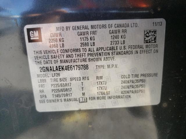 Photo 10 from auction – 2014 CHEVROLET EQUINOX LS with VIN 2GNALAEK4E6179788