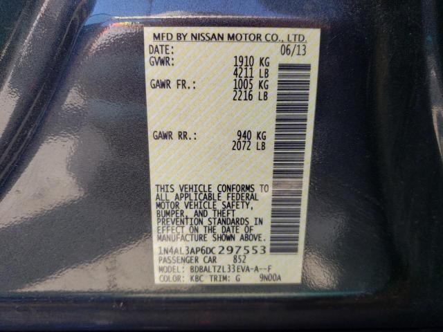 Photo 10 from auction – 2013 NISSAN ALTIMA 2.5 with VIN 1N4AL3AP6DC297553