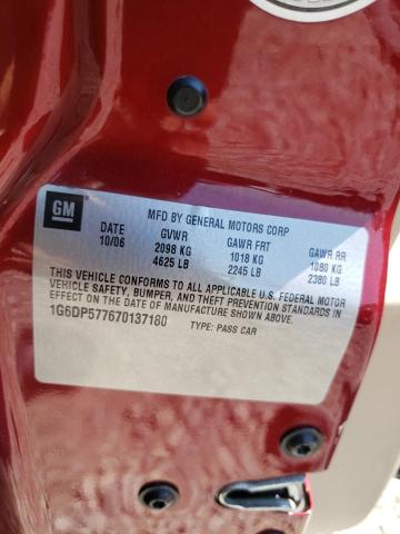 Photo 10 from auction – 2007 CADILLAC CTS HI FEA with VIN 1G6DP577670137180
