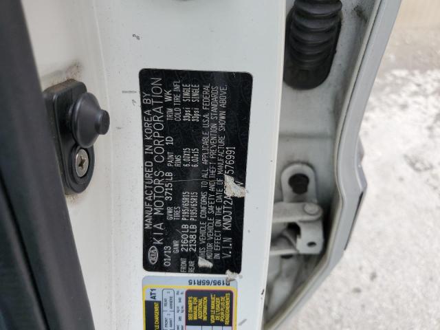 Photo 10 from auction – 2013 KIA SOUL with VIN KNDJT2A57D7576991
