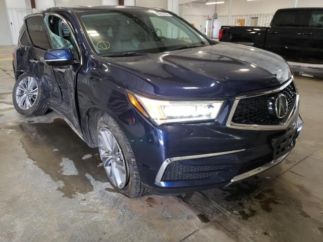 ACURA MDX TECHNO 2017 with VIN 5J8YD4H52HL000379 - Photo from auction