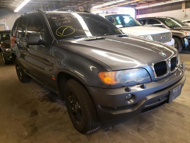 BMW X5 3.0I 2003 with VIN 5UXFA53503LV98720 - Photo from auction