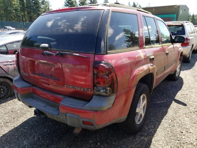 Photo 4 from auction – 2002 CHEVROLET TRAILBLAZE with VIN 1GNDT13S022216571