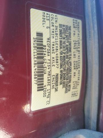 Photo 10 from auction – 2008 NISSAN VERSA S with VIN 3N1BC11EX8L408877