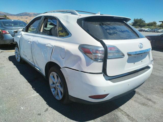 Photo 3 from auction – 2012 LEXUS RX 350 with VIN 2T2BK1BA2CC148249