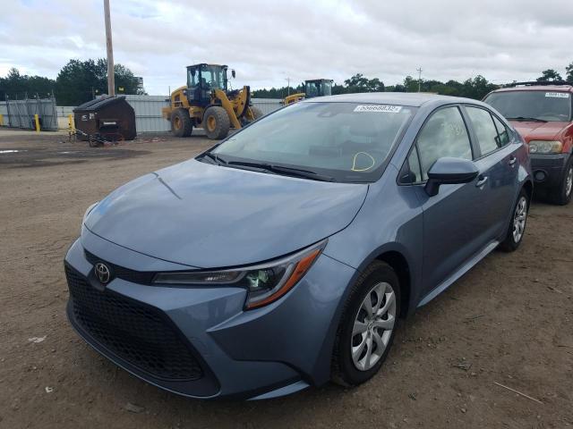 Photo 2 from auction – 2021 TOYOTA COROLLA LE with VIN JTDEPMAE4MJ179176