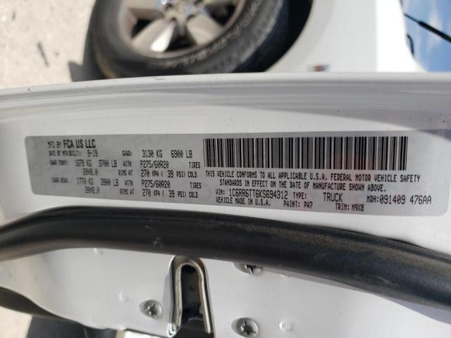 Photo 10 from auction – 2019 RAM 1500 CLASS with VIN 1C6RR6TT6KS694312