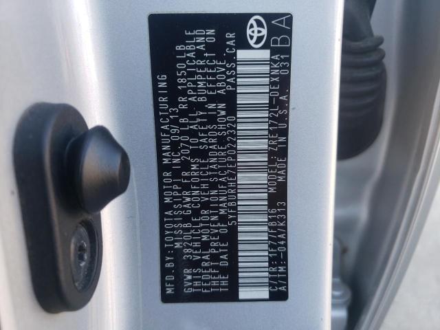 Photo 10 from auction – 2014 TOYOTA COROLLA L with VIN 5YFBURHE7EP022320