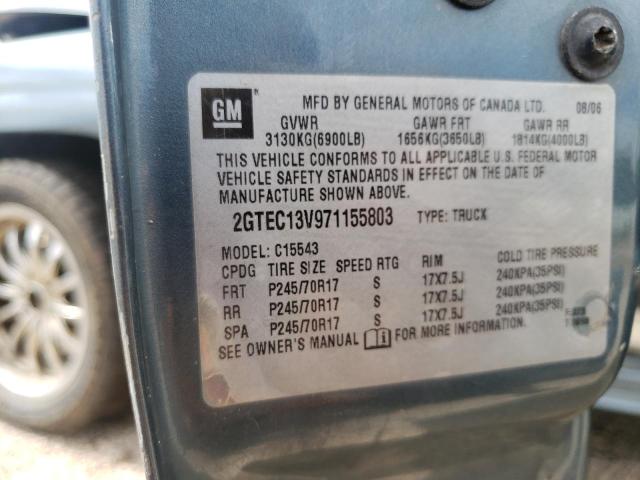 Photo 10 from auction – 2007 GMC NEW SIERRA with VIN 2GTEC13V971155803