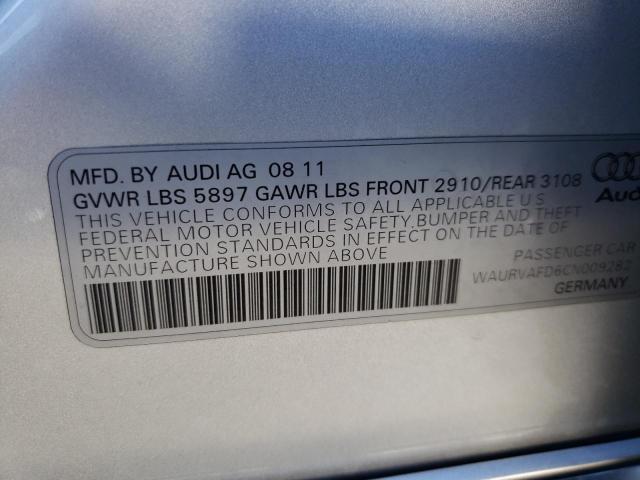 Photo 10 from auction – 2012 AUDI A8 L QUATT with VIN WAURVAFD6CN009282