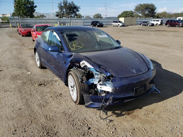 TESLA MODEL 3 2022 with VIN 5YJ3E1EA8NF145477 - Photo from auction