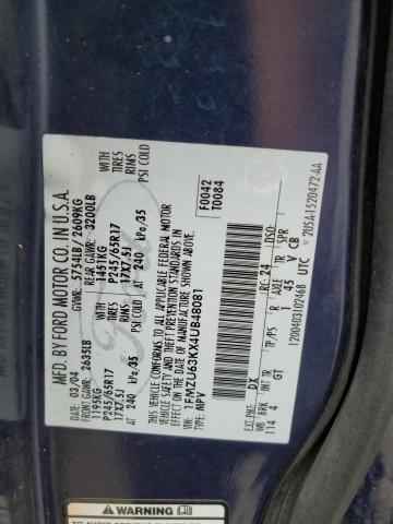 Photo 10 from auction – 2004 FORD EXPLORER X with VIN 1FMZU63KX4UB48081