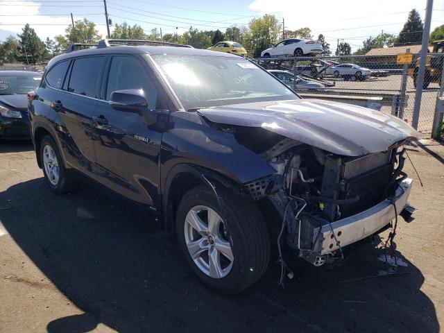 TOYOTA HIGHLANDER 2020 with VIN 5TDBBRCH0LS513193 - Photo from auction