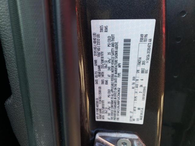 Photo 10 from auction – 2015 FORD ESCAPE TIT with VIN 1FMCU9J98FUC54362